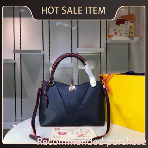 

bag high cowhide shoulder luxury handbags purses v original bb tote leather tote quality embossing bags genuine women designer brand ilqdn