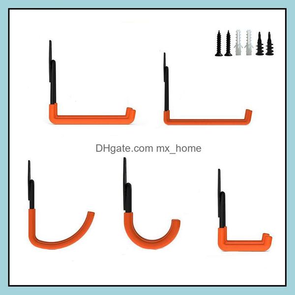 Rotaie Organizzazione Housekee Casa Giardino Magazzino e balcone Garage Gancio portaoggetti Montaggio a parete Appendiabiti pesante Ganci per scaffali Mobili Sup