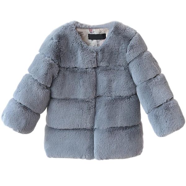 

women's wool & blends coat children's plush stitching long-sleeved thick tz119, Black