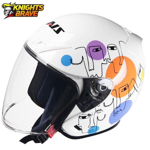 

motorcycle helmets helmet dual lens motorcross racing moto crash sctooer riding motobike biker open face men women
