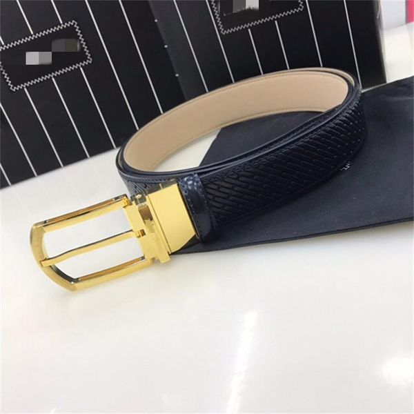 

belts fashion men's wide belt buckle gold big psychological double needle female black leather dress coat waist beam under, Black;brown