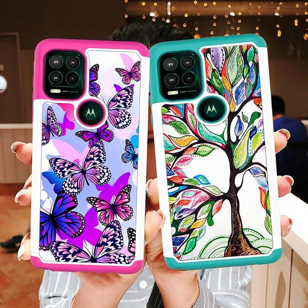 

cell phone pouches pc tpu case for motorola moto g stylus play power 2021 e funda shell coque glitter shockproof defender heavy duty cover