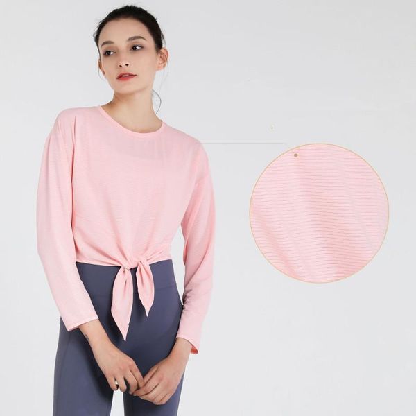 

stretch loose sports woman yoga fitness running long sleeve crop jogging gym workout seamless t shirt vest breathable xl, White;red