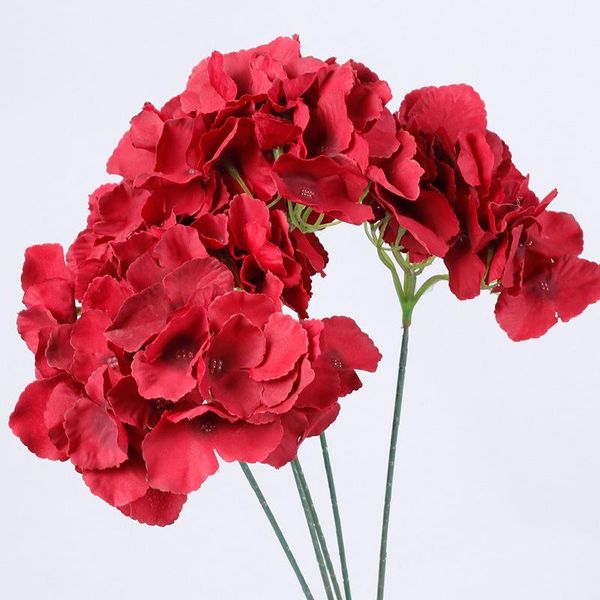 

wedding flowers artificial mallorca hydrangea wool cloth bouquets of