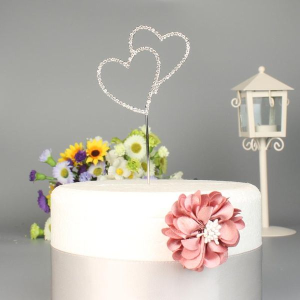 

wedding cake erwedding decorationheart to heart crystal diamond cake insert cardbirthday decoration l wedding gifts