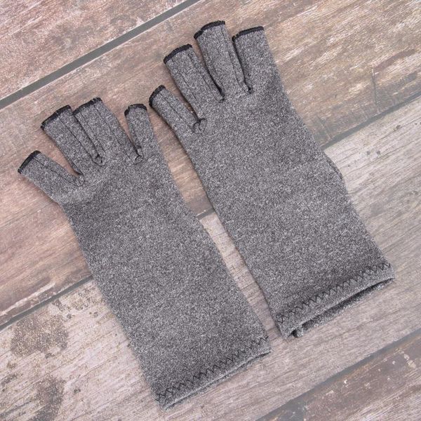 

arthritis soft non-slip open finger for tendonitis carpal tunnel size, Black;red