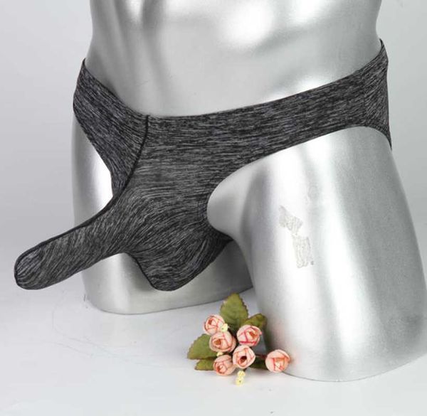 

underpants men lingerie low-waist brief underwear man gay bikini, Black;white