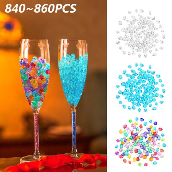 

garden decorations fake crushed ice rocks cubes acrylic vase fillers party wedding