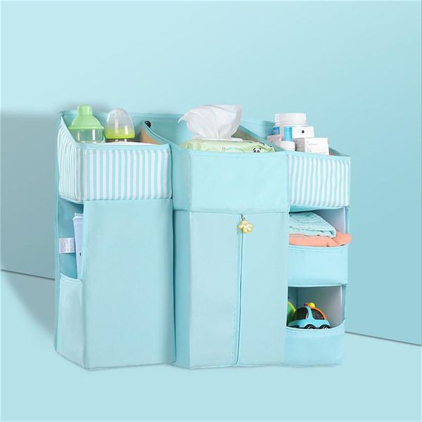 

crib netting baby bed organizer hanging bags for born diaper storage care infant bedding nursing