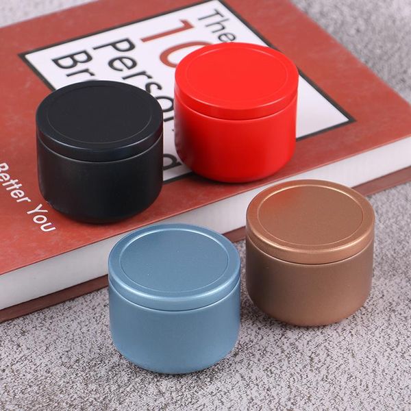 

6pcs/set 53*43mm portable mini metal kitchen box jar storage box can sealed tank