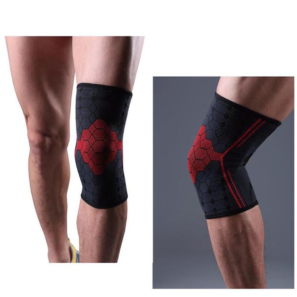 

elbow & knee pads support protector gear brace leg sleeves sports relief neoprene basketball/bike/motorcycle/cycling#p4, Black;gray