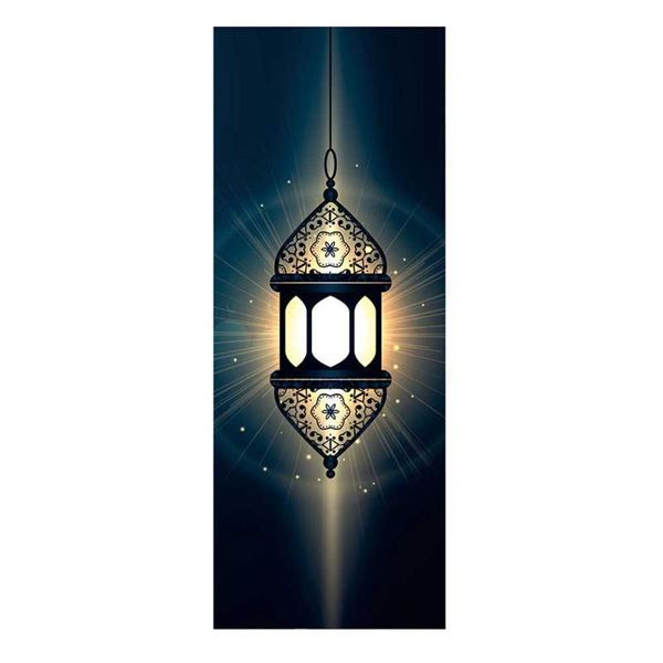 

window stickers light in the dark religion lantern arabic style creative doors home for bedroom parlor corridor door decoration