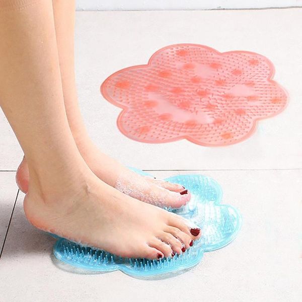 

bath mats 2pcs non-slip bathroom mat safety shower pvc colorful point bead massage pad carpet @q