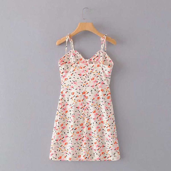 

print chest look 2021 summer up new lace suspender dress looks thin and versatile short skirt, Black;gray