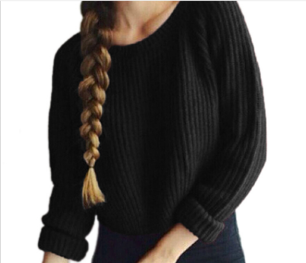 

women's sweaters autumn winter women and pullovers korean style long sleeve casual crop sweater slim solid knitted jumpers mujer, White;black