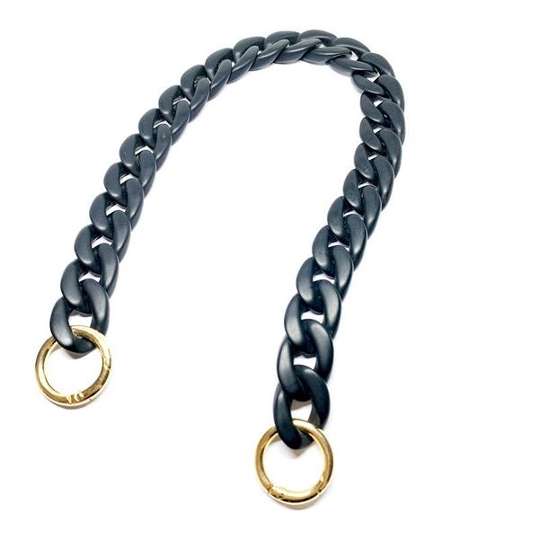 

bag parts & accessories fashion 50cm pendant ornaments acrylic chain dumb black frosted decorative replaceable plastic