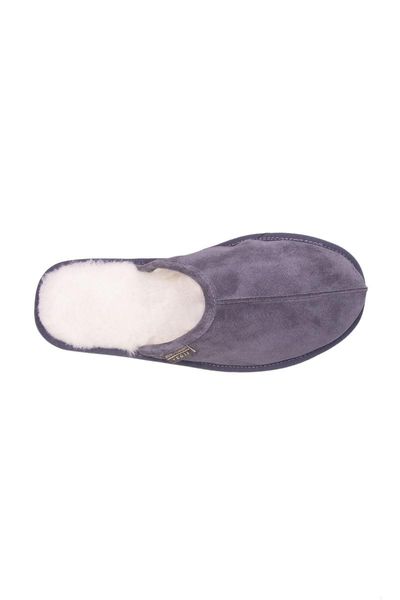 

slippers pegia genuine furry male home 111002, Black