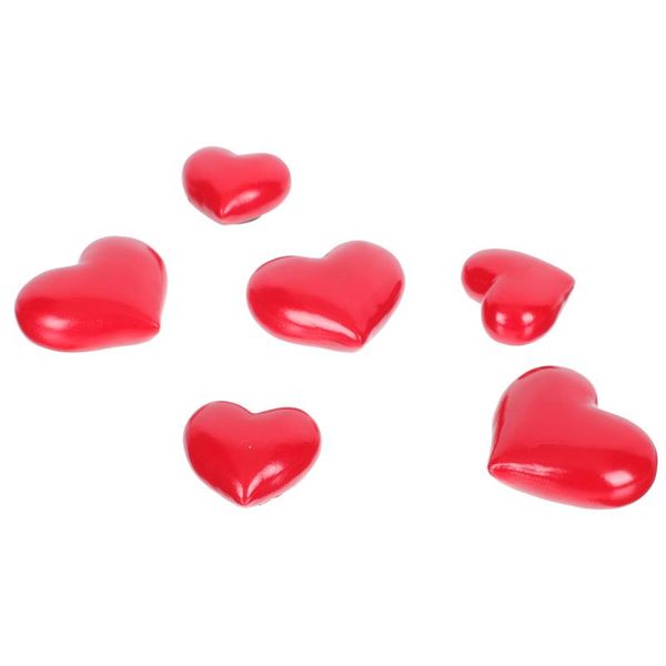 

fridge magnets 6pcs stylish lovely heart-shaped magnet valentine's day resin