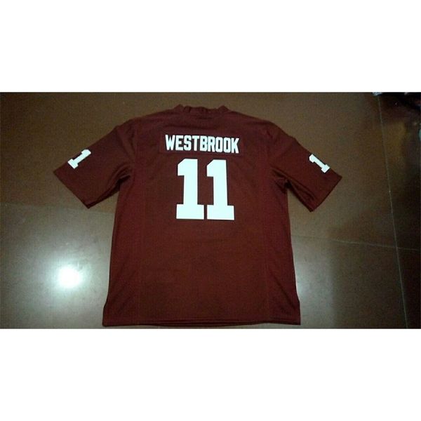 

001 #11 dede westbrook red white oklahoma sooners alumni college jersey or custom any name or number jersey, Black