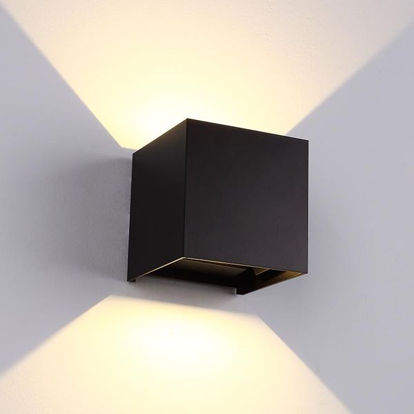

wall lamps ip65 6w 10w 12w led outdoor lamp waterproof adjustable indoor garden corridor stairs light easy to install on