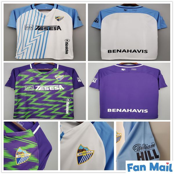 

20 21 malaga soccer jerseys k. bare juanpi adrian cf football shirt juankar camiseta de fútbol juande málaga 2020 2021 hombres men uniforms, Black;yellow