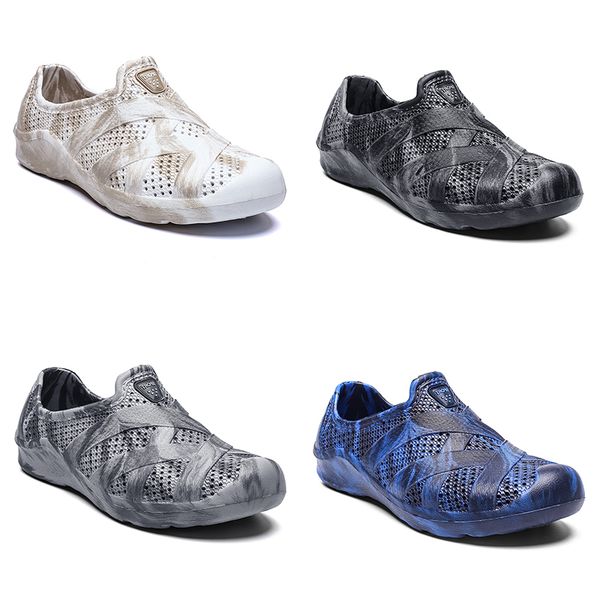 

men water shoes summer beach shoe classic beige white black home outdoor soft work sneaker mens breathable sports trainer