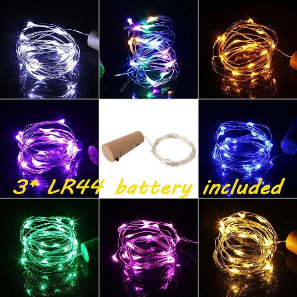

strings xmas string led wine bottle 15/20/30/50 lights battery cork for party wedding christmas home bar decor warm white