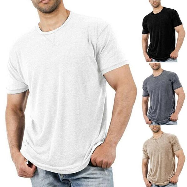 

men's t-shirts men crew neck t-shirt tee summer beach holiday t loose baggy fashion, White;black