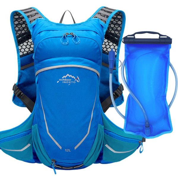 

outdoor bags 12l cycling backpack water bag men and women hiking bike running