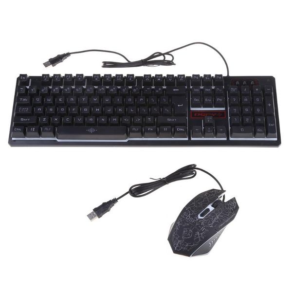 

keyboard mouse combos mechanical wired backlit gaming for game lappc