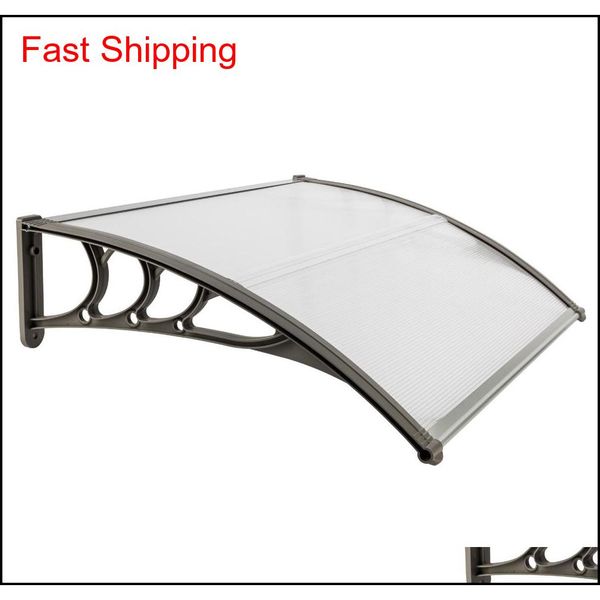 

100x80cm eaves canopy sun rain shelter window awning front door canopy outdoor door window plastic bracket abs co qyltsh homes2007