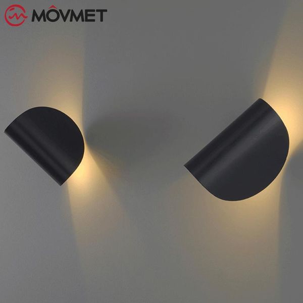 

wall lamp indoor led living room decoration light home lighting fixture loft stair adjust aluminum ac90-260v