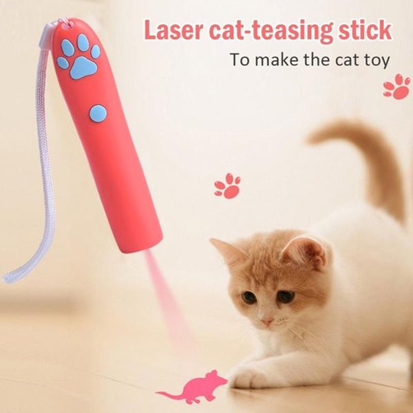 

cat toys interactive toy laser pointer funny pet led scratch training tool