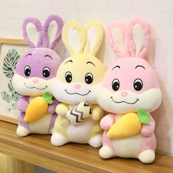 

bed lovely pillow sping girl large white plush rabbit doll children