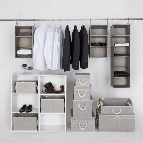 

storage drawers 2021 est folding square utility box fabric cube drawer organizer cloth bag basket