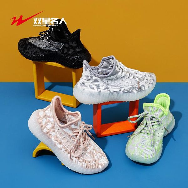 

sneakers children's boys sports shoes girls chase breathable wild mesh 2021 spring and autumn, Black;red