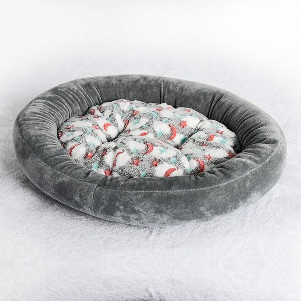 

mnycxen fluffy oval dog house keep warm cat's den nest pet's den dog mattress pet supplies dogs cat create house sofa basket #a
