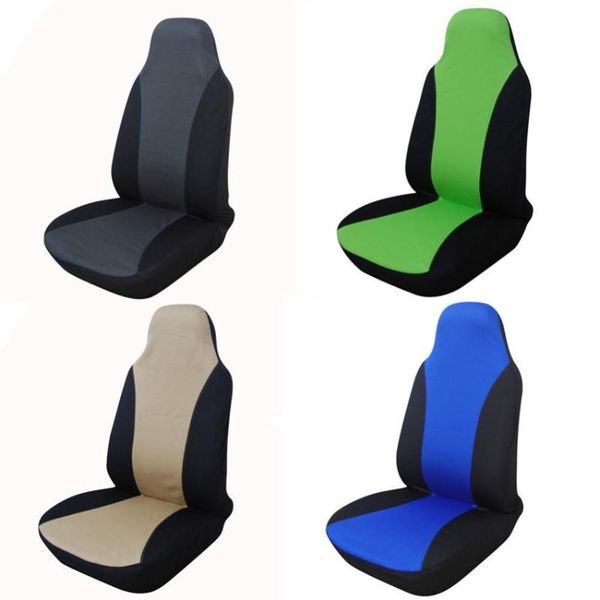 

car seat covers simple style high back bucket cover universal fit with non- detachable headrests and headrest 4 colour