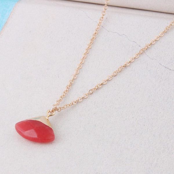 

pendant necklaces neefuwofu natural stone necklacess nationality fashion fish sinker pulsera de piedra mujer bohemia bangle jewelry, Silver