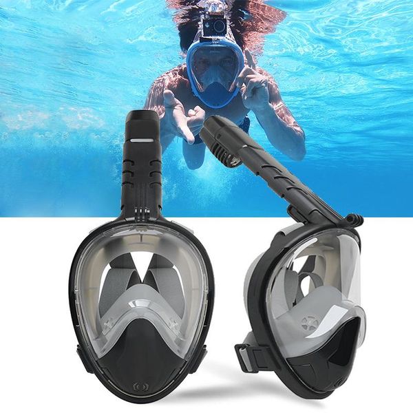 

diving masks foldable full face scuba mask for youth anti fog goggles underwater wide view snorkel swimming equipment
