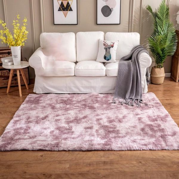 

carpets home carpet plush rug shaggy tie-dye floor fluffy mats kids room area living