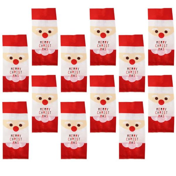 

gift wrap 50pcs christmas candy storage bag packing bags cookie baking pouch