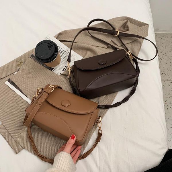 

cross body on the texture small bag net red fashion one-shoulder sloping women's hundred with ins foreign gas square