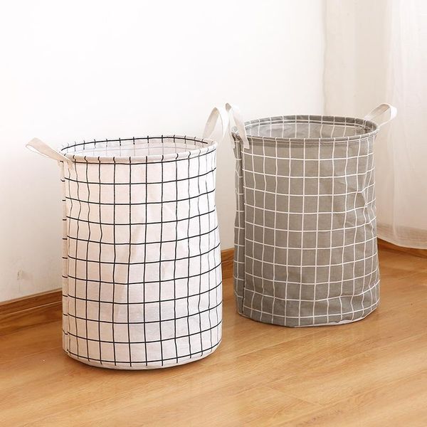 

laundry bags household storage and collection tools nordic style basket dirty clothes toys sundries foldable