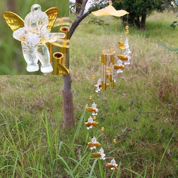 

wind chimes angel cupid amazing tubes bells copper yard garden outdoor living wind chimes wall hanging dream catcher home decor