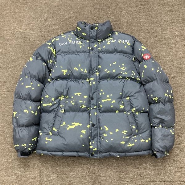 

2021 new cav empt ce er jack parkas men women spotted double lined down jacket cavempt coats outerwear clothes mngq, Black