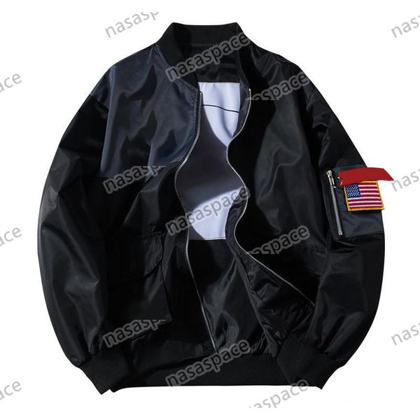 Homem Jaqueta Outerwear MA1 Vôo Piloto Bombardeiro Jaqueta Homens Mulheres Desenhador Windbreaker Baseball Wintercoat Mens Tamanho S-4XL