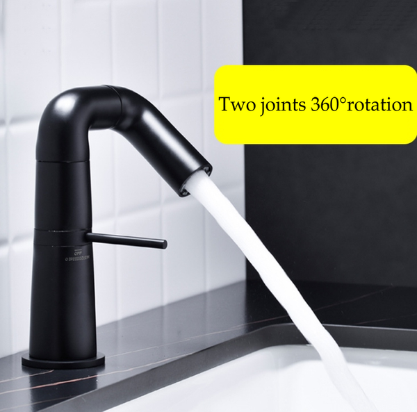 

bathroom sink faucets tall tap bath toilet antique bronze waterfall basin single hand wash 6618