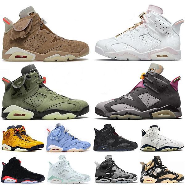 

2021 jumpman 6 6s mens women baske tball shoes hare british khaki gold hoops singles day tiffany blue bordeaux travis black infrared trainer
