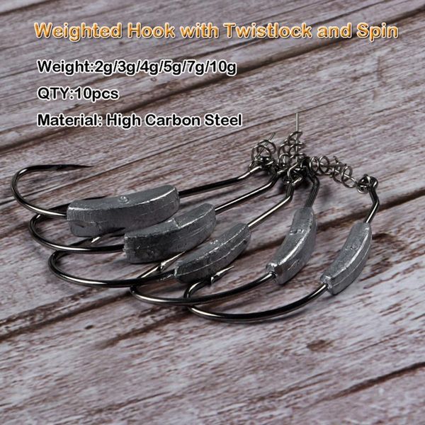 

5pcs/lot lead jig head fishing hook barbed hook jig lead crank fishing for soft worm bait tackle accessories